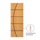 Folha de Porta de Giro de Madeira Sarrafeada Lisa Lâmina Crua Curupixá 2,10mx62cm Pinhal Portas