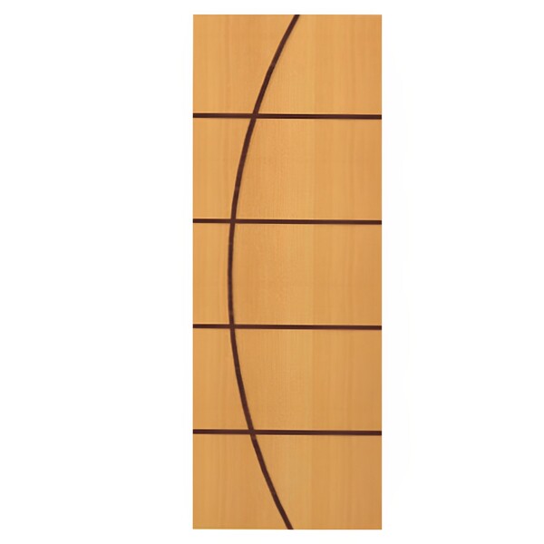 Folha de Porta de Giro de Madeira Sarrafeada Lisa Lâmina Crua Curupixá 2,10mx92cm Pinhal Portas