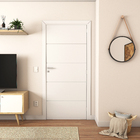 Folha de Porta de Giro Lucerna Plus Madeira Sarrafeada Pintura Laca Branca 2,10x0,92m Ipumirim