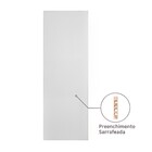 Folha de Porta de Giro de Madeira Sólida Lisa Pintura UV Branca 2,10mx92cm Pinhal Portas