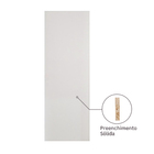 Folha de Porta de Giro de Madeira Sólida Decorada Pintura UV Branco 2,10x0,72m Pinhal Portas