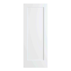 Folha de Porta de Giro Decorada Madeira Sólida Primer 2,10x0,82m Frameport