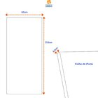 Folha De Porta De Madeira 210x60x3,5cm Duraplac Mogno