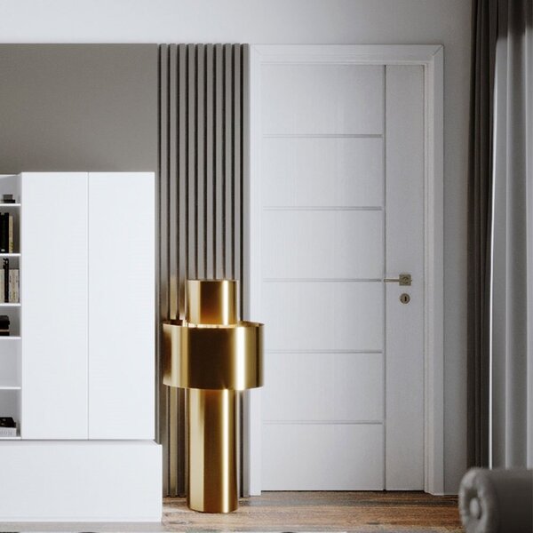 Folha De Porta De Madeira 210x82cm Espessura 3,5cm Mmc Eucapl