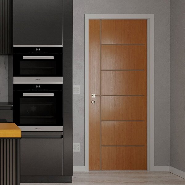 Folha De Porta De Madeira 210x90cm Espessura 3,5cm Mmc Eucapl