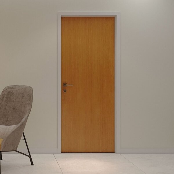 Folha De Porta De Madeira 210x92cm Espessura 3,5cm Mmc Eucapl