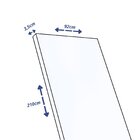 Folha De Porta De Madeira 210x92cm Lisa Primer Uniportas Bran