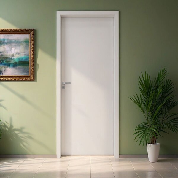 Folha De Porta De Madeira 210x92cm Lisa Primer Uniportas Bran