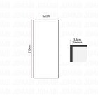 Folha De Porta De Madeira Maciça Tauari 210x62x3,3 Almofadas