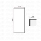 Folha De Porta De Madeira Maciça Tauari 210x72x3,3 Sete Régua