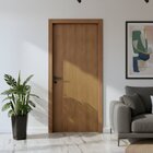 Folha De Porta Lisa Padrão Imbuia 70 Cm X 2,10 Cm Natural