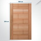 Folha De Porta Maciça 210x100cm Eucalipto Pm94 Talismã Cruzei