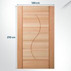 Folha De Porta Maciça 210x120cm Eucalipto Pm89 Evidence Cruze