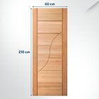 Folha De Porta Maciça 210x60cm Eucalipto Pm91 Sublime Cruzeir