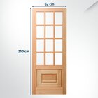 Folha De Porta Maciça 210x62cm Eucalipto Pm11 Oriental Cruzei