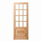 Folha De Porta Maciça 210x62cm Eucalipto Pm11 Oriental Cruzei