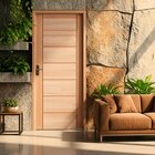 Folha De Porta Maciça 210x70cm Eucalipto Pm58 Quartier Cruzei