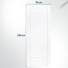 Folha De Porta Maciça 210x70cm Eucalipto Pm95 Clean Cruzeiro