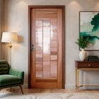 Folha De Porta Maciça 210x70cm Eucalipto Pm97 Cruzeiro Portas