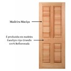Folha De Porta Maciça 210x80cm Eucalipto Pm44 Hagá Cruzeiro P