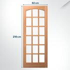 Folha De Porta Maciça 210x82cm Eucalipto Pm13 Formosa Cruzeir