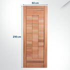 Folha De Porta Maciça 210x82cm Eucalipto Pm97 Cruzeiro Portas