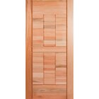 Folha De Porta Maciça Em Eucalipto Acabamento Natural 210x102