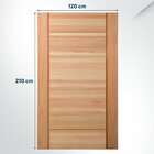 Folha De Porta Maciça Em Eucalipto Acabamento Natural 210x120