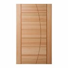 Folha De Porta Maciça Em Eucalipto Acabamento Natural 210x120