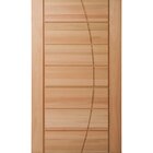Folha De Porta Maciça Em Eucalipto Acabamento Natural 210x120