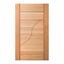 Folha De Porta Maciça Em Eucalipto Acabamento Natural 210x120