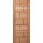 Folha De Porta Maciça Em Eucalipto Acabamento Natural 210x70c