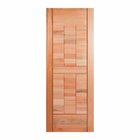 Folha De Porta Maciça Em Eucalipto Acabamento Natural 210x70c