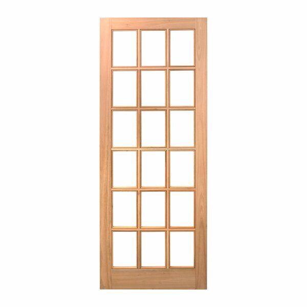 Folha De Porta Maciça Em Eucalipto Acabamento Natural 210x72c