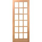 Folha De Porta Maciça Em Eucalipto Acabamento Natural 210x90c