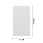 Folha de Porta Madeira de Giro Direito|Esquerdo Bianco 210x70cm Colméia Lisa Eucatex