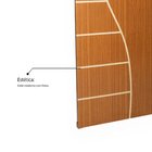 Folha De Porta Madeira Decorada 210x60cm Espessura 3,5cm Cant