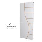 Folha De Porta Madeira Decorada 210x60cm Espessura 3,5cm Cant