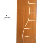 Folha De Porta Madeira Decorada 210x70cm Espessura 3,5cm Cant