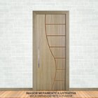 Folha De Porta Madeira Decorada 210x70cm Espessura 3cm Cantar