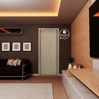 Folha De Porta Madeira Decorada 210x80cm Espessura 3cm Mantiq