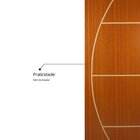 Folha De Porta Madeira Decorada 210x90cm Espessura 3,5cm Gaúc