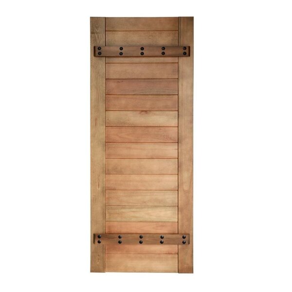 Folha De Porta Madeira Maciça 80x210x3,5cm Ziby Castle Cedro