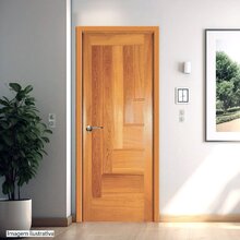 Folha De Porta Madeira Maciça Angelim 210cm X 62cm Sete Régua