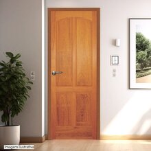 Folha De Porta Madeira Maciça Angelim 210cm X 72cm Quatro Alm