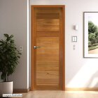 Folha De Porta Madeira Maciça Angelim 210x60x3,3 Petropolitan