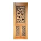 Folha De Porta Madeira Maciça Entalhada Lima 80x210x3,5cm Ced