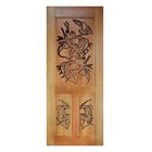 Folha De Porta Madeira Maciça Entalhada Ninho 80x210x3,5cm Ce