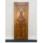 Folha De Porta Madeira Maciça Entalhada Santa 80x210x3,5cm Ce