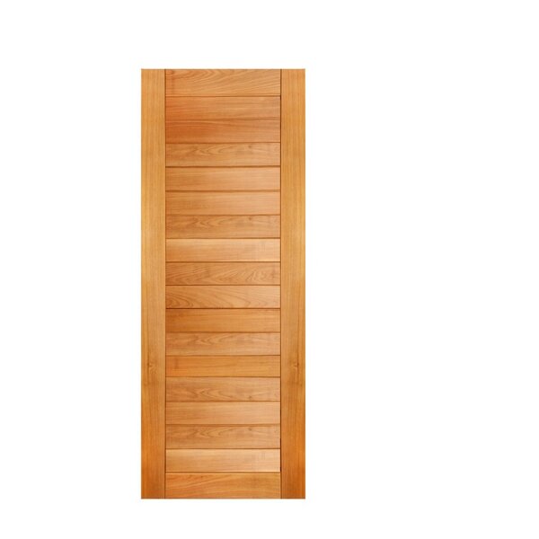 Folha De Porta Madeira Tauari 210x90cm Malta Mapaf  Marrom-cl